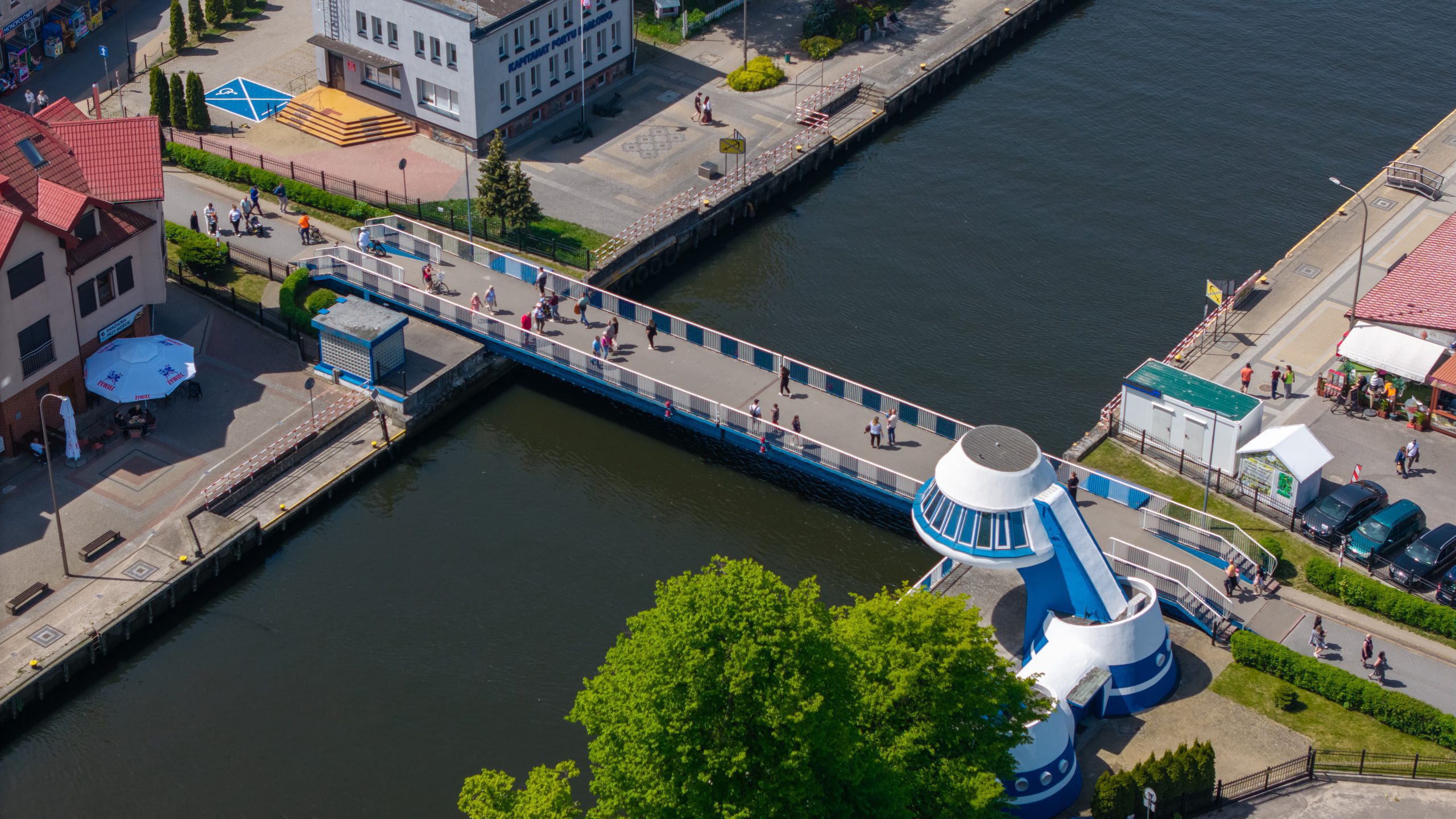 Most rozsuwany w Darłówku